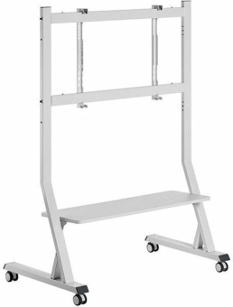 Подставка для телевизора Ultramounts UM306W белый 45"-90" макс.60кг напольный мобильный - купить недорого с доставкой в интернет-магазине
