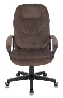 Кресло руководителя Бюрократ CH-868N Fabric коричневый Light-10 крестов. пластик - купить недорого с доставкой в интернет-магазине