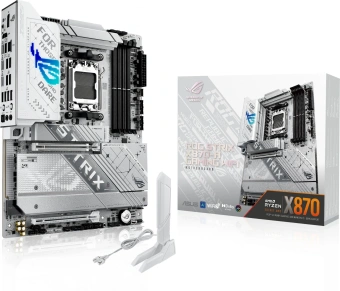 Материнская плата Asus ROG STRIX X870-A GAMING WIFI SocketAM5 AMD X870 4xDDR5 ATX AC`97 8ch(7.1) 2.5Gg RAID+HDMI+DP - купить недорого с доставкой в интернет-магазине