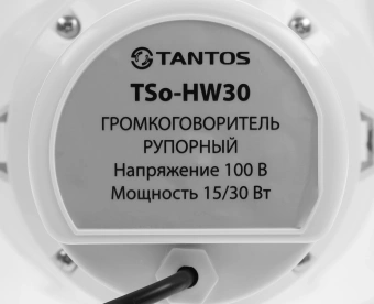 Громкоговоритель Tantos TSo-HW30 рупорный 30Вт белый (00-00025066) - купить недорого с доставкой в интернет-магазине