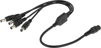 Разветвитель Falcon Eye W-SP1-4H DC (m)/4xDC (m) 0.4м черный - купить недорого с доставкой в интернет-магазине