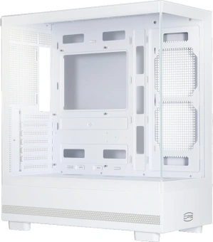 Корпус PcCooler C3Q500 белый без БП ATX 9x120mm 2x140mm 1xUSB3.0 audio bott PSU - купить недорого с доставкой в интернет-магазине