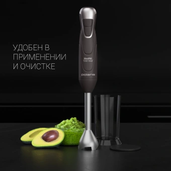 Блендер погружной Polaris PHB 1384 Silent 1300Вт серый - купить недорого с доставкой в интернет-магазине