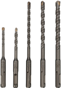 Набор буров Rexant 91-0406 по бет/кирп/камн (5пред.) для перфораторов - купить недорого с доставкой в интернет-магазине