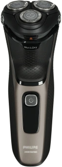 Бритва роторная Philips S3242/12 реж.эл.:3 питан.:аккум. черный/серебристый - купить недорого с доставкой в интернет-магазине