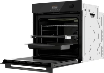 Духовой шкаф Электрический Haier HOQ-F4AAN3GB черный - купить недорого с доставкой в интернет-магазине