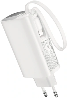 Мобильный аккумулятор Hoco J148 Handy 5000mAh 3A белый (46857) - купить недорого с доставкой в интернет-магазине