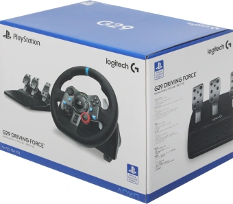 Руль Logitech G29 14кноп. (с педалями) черный - купить недорого с доставкой в интернет-магазине