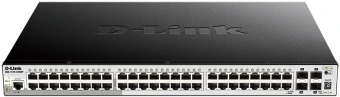Коммутатор D-Link DGS-1510-52XMP DGS-1510-52XMP/A2A (L2+) 48x1Гбит/с 4SFP+ 48PoE 370W управляемый - купить недорого с доставкой в интернет-магазине