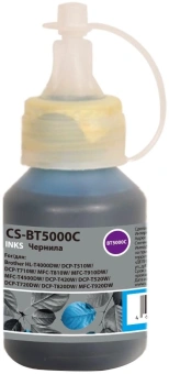 Чернила Cactus CS-BT5000C голубой 48мл для Brother HL-T4000DW, DCP-T510W, DCP-T710W, MFC-T810W, MFC-T910DW, MFC-T4500DW, DCP-T420W, DCP-T520W, DCP-T720DW, DCP-T820DW, MFC-T920DW - купить недорого с доставкой в интернет-магазине