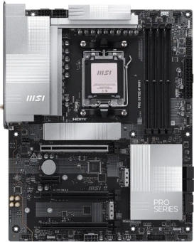 Материнская плата MSI PRO X870E-P WIFI SocketAM5 AMD X870 4xDDR5 ATX AC`97 8ch(7.1) 5Gigabit RAID+HDMI - купить недорого с доставкой в интернет-магазине