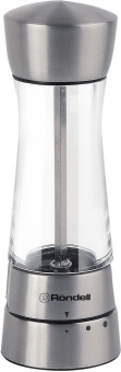 Мельница для перца/соли Rondell Spezia RD-1105 стальной упак.:подарочная коробка - купить недорого с доставкой в интернет-магазине