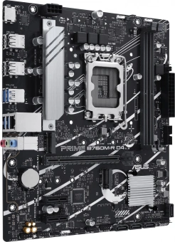 Материнская плата Asus PRIME B760M-R D4 Soc-1700 Intel B760 2xDDR4 mATX AC`97 8ch(7.1) 2.5Gg RAID+HDMI - купить недорого с доставкой в интернет-магазине