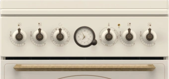 Плита Комбинированная Gorenje GKS5B70CLI бежевый (металлическая крышка) реш.чугун - купить недорого с доставкой в интернет-магазине