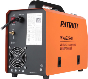 Сварочный полуавтомат Patriot WMA 225MQ инвертор MIG-MAG/ММА 9.4кВт - купить недорого с доставкой в интернет-магазине