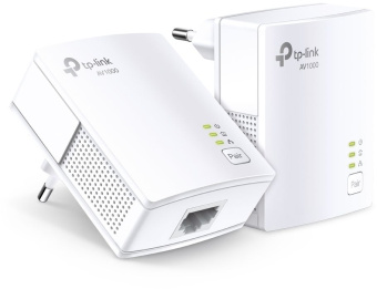 Сетевой адаптер HomePlug AV TP-Link TL-PA7017 KIT AV1000 Gigabit Ethernet (упак.:2шт) - купить недорого с доставкой в интернет-магазине