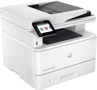 МФУ лазерный HP LaserJet Pro 4103dw (2Z627A) A4 Duplex Net WiFi белый - купить недорого с доставкой в интернет-магазине