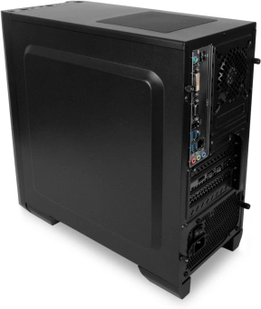 ПК IRU Tactio 320A5GE MT Ryzen 5 5600 (3.5) 16Gb SSD512Gb RTX3050 6Gb FreeDOS GbitEth 500W черный (RUS) (2112332) - купить недорого с доставкой в интернет-магазине