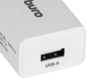 Сетевое зар./устр. Buro BUWA1 10.5W 2.1A USB-A универсальное белый (BUWA10S100WH) - купить недорого с доставкой в интернет-магазине