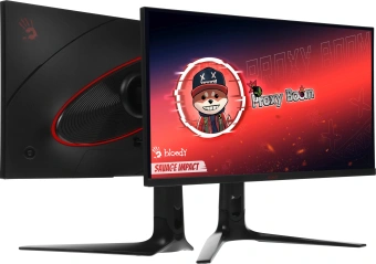 Монитор Bloody 27" MN272Q темно-серый IPS LED 1ms 16:9 HDMI M/M матовая HAS Piv 400cd 178гр/178гр 2560x1440 240Hz G-Sync FreeSync DP 2K 6.55кг - купить недорого с доставкой в интернет-магазине