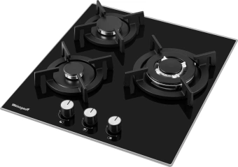Газовая варочная поверхность Weissgauff HGG 451 BGV черный - купить недорого с доставкой в интернет-магазине