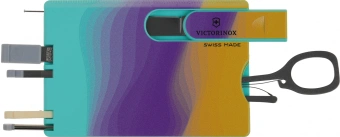 Швейцарская карта Victorinox Swiss Card Classic Sydney Style (0.7100.E222) бирюзовый коробка подарочная - купить недорого с доставкой в интернет-магазине