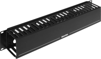 Кабельный органайзер горизонтальный Hyperline CM-2U-PL-COV односторонний пальцы 2U шир.:19" глуб.:85.5мм - купить недорого с доставкой в интернет-магазине