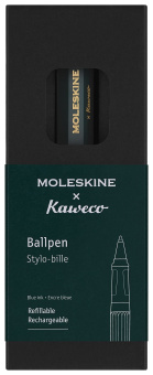Ручка шариков. Moleskine Kaweco (KAWBALLPENGRN) т.зеленый d=1мм син. черн. подар.кор. - купить недорого с доставкой в интернет-магазине