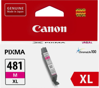 Картридж струйный Canon CLI-481XLM 2045C001 пурпурный (8.3мл) для Canon Pixma TS6140/TS8140TS/TS9140/TR7540/TR8540 - купить недорого с доставкой в интернет-магазине