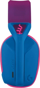 Наушники с микрофоном Logitech G435 голубой/розовый накладные BT/Radio оголовье (981-001065) - купить недорого с доставкой в интернет-магазине