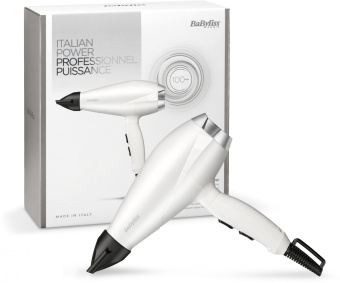 Фен Babyliss 6704WE 2000Вт белый/серебристый - купить недорого с доставкой в интернет-магазине