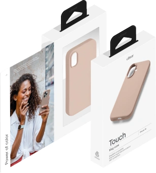 Чехол (клип-кейс) uBear для Apple iPhone 16 Touch with MagSafe темно-бежевый (CS403LT61TH-I24M) - купить недорого с доставкой в интернет-магазине