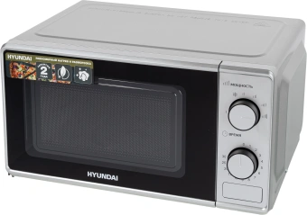 Микроволновая Печь Hyundai HYM-M2042 20л. 700Вт серебристый - купить недорого с доставкой в интернет-магазине