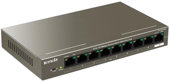 Коммутатор Tenda TEF1109P-8-102W (L2) 9x100Мбит/с 8PoE 92W неуправляемый - купить недорого с доставкой в интернет-магазине