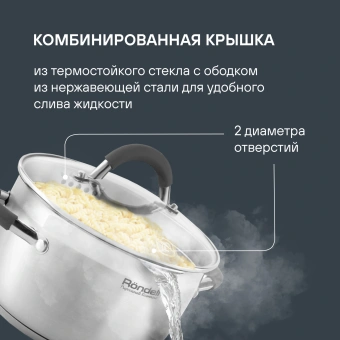 Набор посуды Rondell Flamme RDS-040 8 предметов - купить недорого с доставкой в интернет-магазине