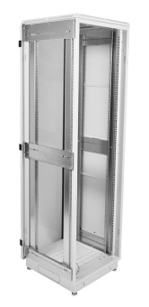 Шкаф коммутационный ЦМО (ШТК-М-33.6.8-4ААА) напольный 33U 600x800мм пер.дв.перфор. задн.дв.стал.лист 2 бок.пан. 450кг белый - купить недорого с доставкой в интернет-магазине