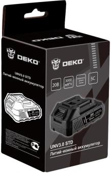 Батарея аккумуляторная Deko UNV3.0 STD 20В 3Ач Li-Ion (063-4493) - купить недорого с доставкой в интернет-магазине