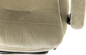 Кресло руководителя Бюрократ T-9950MSG-F Fabric песочный Light-21 крестов. пластик подст.для ног - купить недорого с доставкой в интернет-магазине