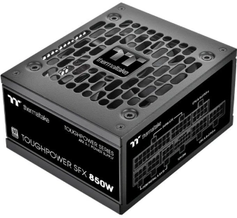 Блок питания Thermaltake SFX 850W Toughpower SFX850 Gen.5 80+ platinum 24pin APFC 90mm fan 3xSATA Cab Manag RTL - купить недорого с доставкой в интернет-магазине