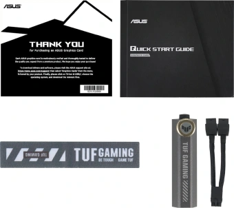 Видеокарта Asus PCI-E 5.0 TUF-RTX5060TI-O16G-GAMING NVIDIA GeForce RTX 5060TI 16Gb 128bit GDDR7 2662/28000 HDMIx1 DPx3 HDCP Ret - купить недорого с доставкой в интернет-магазине