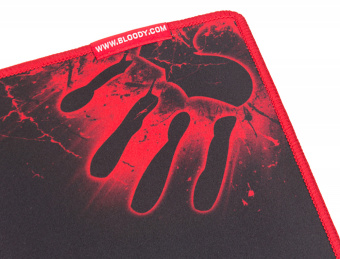 Коврик для мыши A4Tech Bloody B-081S Средний черный/рисунок 350x280x2мм - купить недорого с доставкой в интернет-магазине