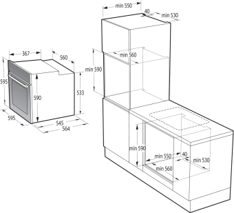 Духовой шкаф Электрический Gorenje BO6735E05B черный - цена, купить или заказать с доставкой в интернет-магазине Духовой шкаф Электрический Gorenje BO6735E05B черный - купить недорого с доставкой в интернет-магазине
