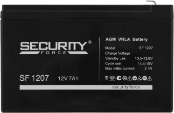 Аккумулятор Security Force SF 1207 - купить недорого с доставкой в интернет-магазине