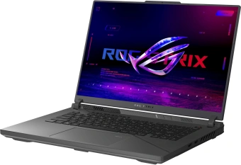 Ноутбук Asus ROG Strix G16 G614JU-N3490 Core i5 13450HX 16Gb SSD512Gb NVIDIA GeForce RTX4050 6Gb 16" IPS FHD+ (1920x1200) без ОС grey WiFi BT Cam (90NR0CC1-M012J0) - купить недорого с доставкой в интернет-магазине