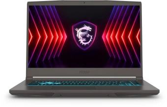 Ноутбук MSI Thin 15 B13VE-3200XRU Core i7 13620H 16Gb SSD512Gb NVIDIA GeForce RTX4050 6Gb 15.6" IPS FHD (1920x1080) FreeDOS grey space WiFi BT Cam (9S7-16R831-3200) - купить недорого с доставкой в интернет-магазине