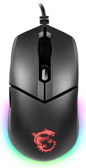 Мышь MSI Clutch GM11 черный оптическая 5000dpi USB 5but (S12-0402030-CLA) - купить недорого с доставкой в интернет-магазине