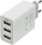 Сетевое зар./устр. Digma DGWC-3U-5A-WG 30W 3A (PD+QC) 3xUSB универсальное белый - купить недорого с доставкой в интернет-магазине