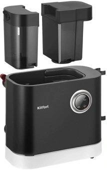 Пылесос паровой Kitfort КТ-5504 1600Вт черный - купить недорого с доставкой в интернет-магазине