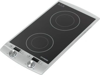 Плита Индукционная Hyundai HYC-0103 серебристый/черный стеклокерамика (настольная) - купить недорого с доставкой в интернет-магазине
