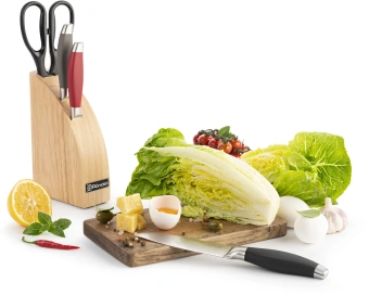 Набор ножей кухон. Rondell Dart RD-1358 компл.:5предм. подставка/ножницы черный/красный/серый подар.коробка - цена, купить или заказать с доставкой в интернет-магазине Набор ножей кухон. Rondell Dart RD-1358 компл.:5предм. подставка/ножницы черный/красный/серый подар.коробка - купить недорого с доставкой в интернет-магазине